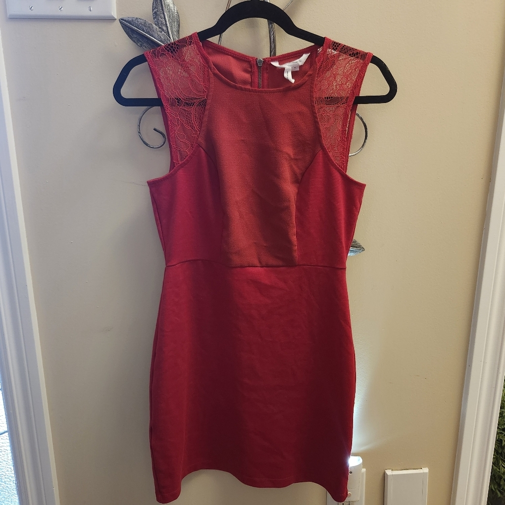 BCBGeneration Red Mini Dress, Size 4